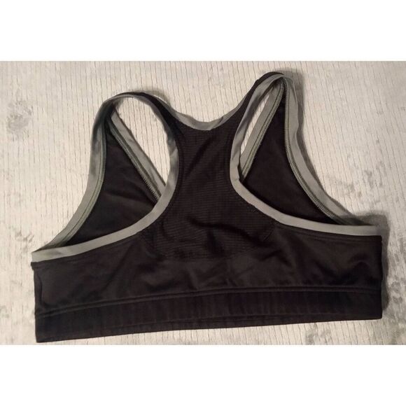 Victoria's Secret Women’s VSX Sport Bra Black Gray Pull On Wireless - Picture 3 of 3